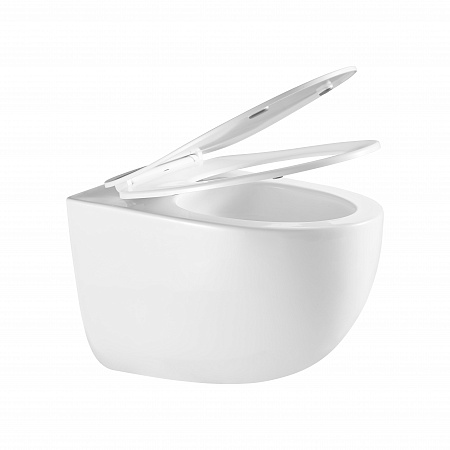 Подвесной унитаз безободковый Terminus Енисей Monolit 560х390 белый Смоленск - фото 7