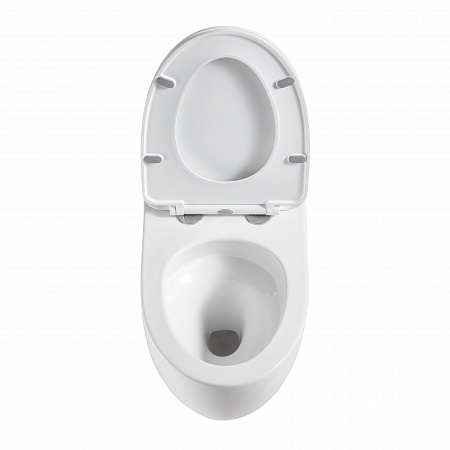 Подвесной унитаз безободковый Terminus Енисей Monolit 560х390 белый Смоленск - фото 3